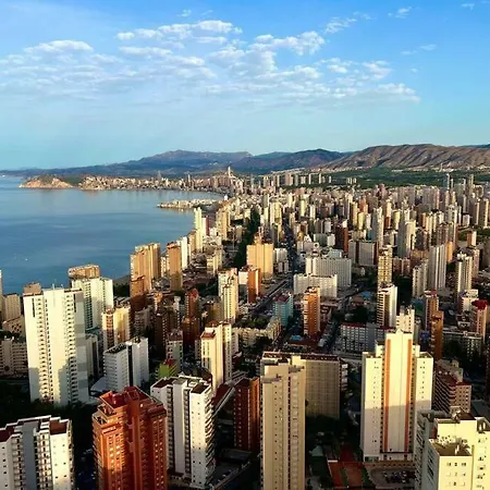 Luxurious 2br Sea Panoramic View Pool Gym Apartment Benidorm