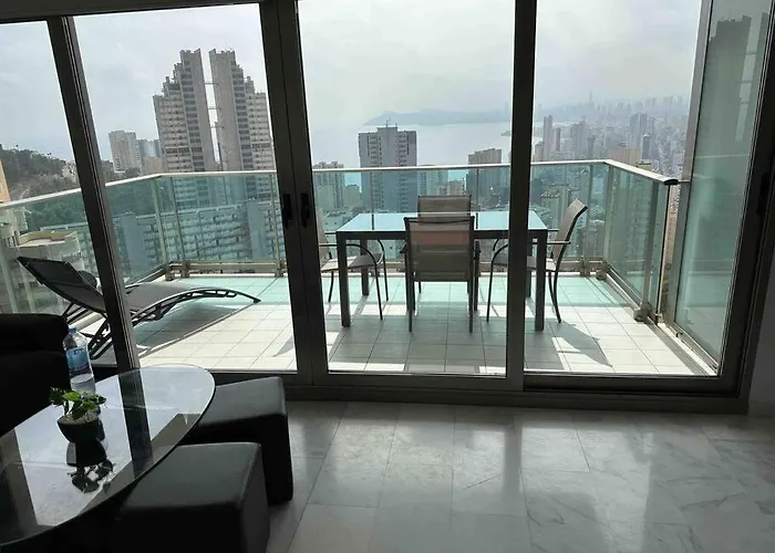 Luxurious 2br Sea Panoramic View Pool Gym * Benidorm