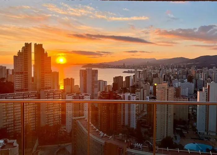 Luxurious 2br Sea Panoramic View Pool Gym Benidorm